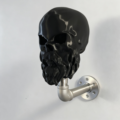 Skull Helmet Hanger™ – Stainless Steel Wall Mount for Helmets & Gear